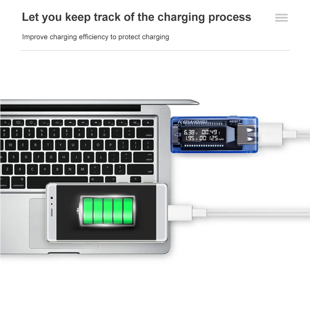 Keweisi charger tester Voltmeter
