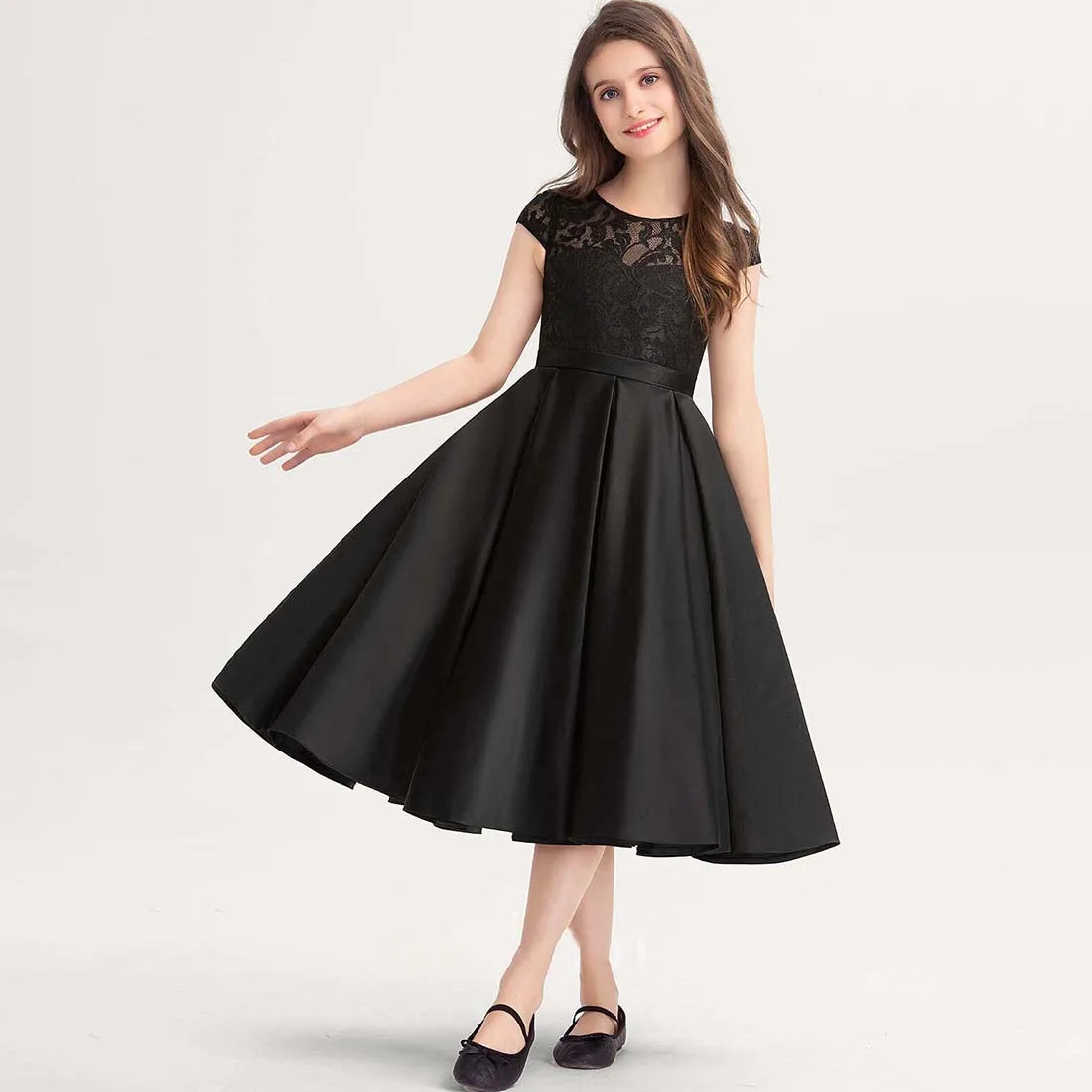 YZYmanualroom Lace Satin Junior Bridesmaid Dress Customize A-line Scoop Knee-Length 2-15T - AliExpress 320 YZYmanualroom Lace Satin Junior Bridesmaid Dress Customize A-line Scoop Knee-Length 2-15T - AliExpress 320