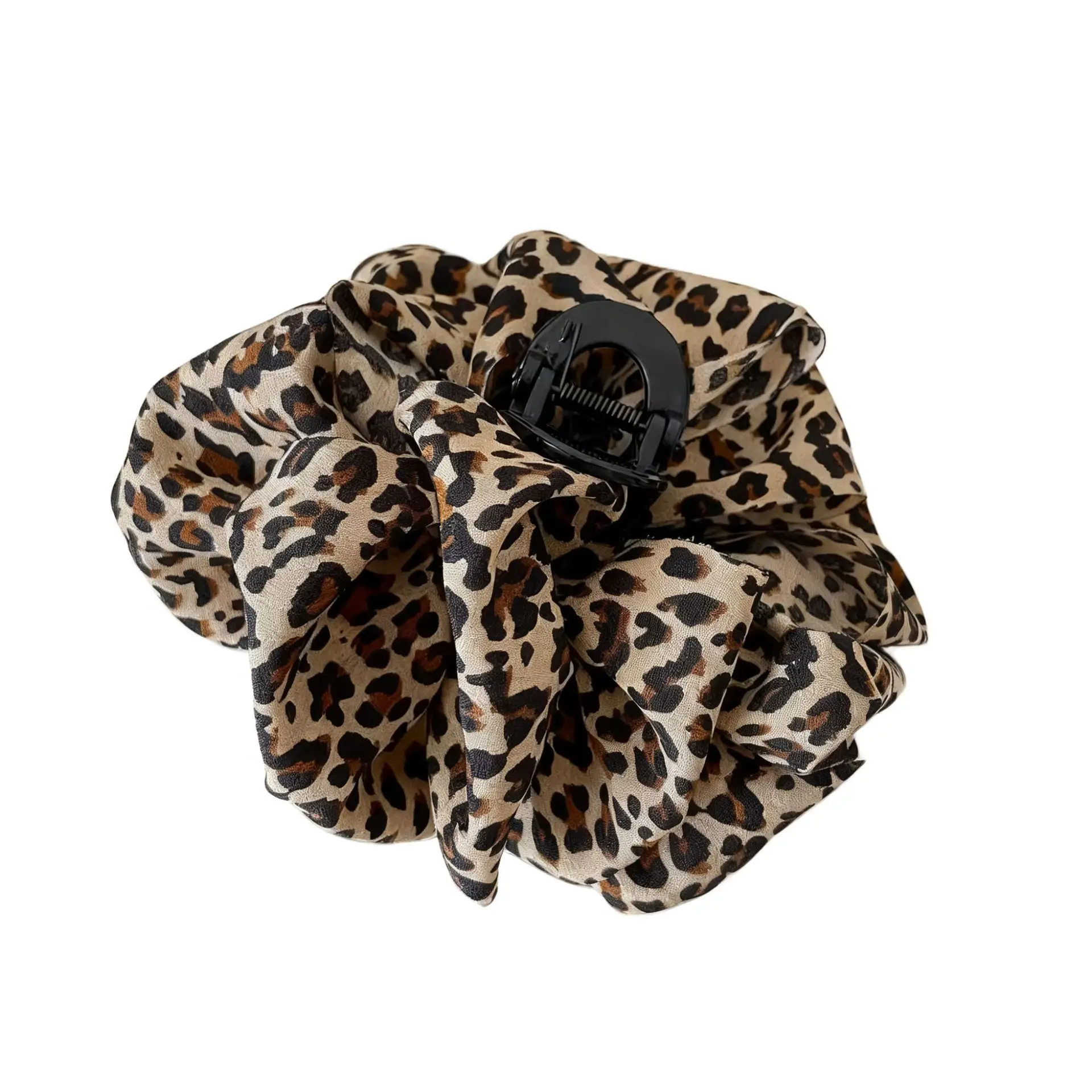 1PC Women's Leopard Print Scrunchie Hair Clip Fashion Hair Accessories Stylish Daily Hair Decoration Hot Selling Product