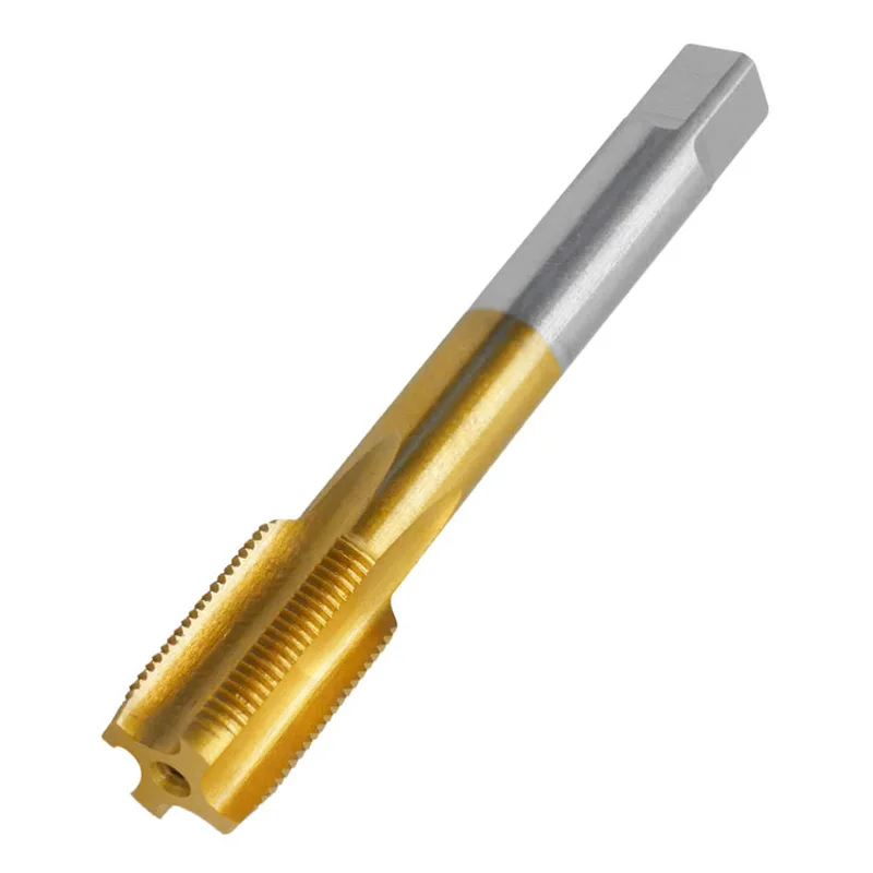 

1/2" Thread Tap 2pcs Cutting Drill Bit Equipment Flute High Speed Steel Right Hand Screw Taper Titanium Durable
