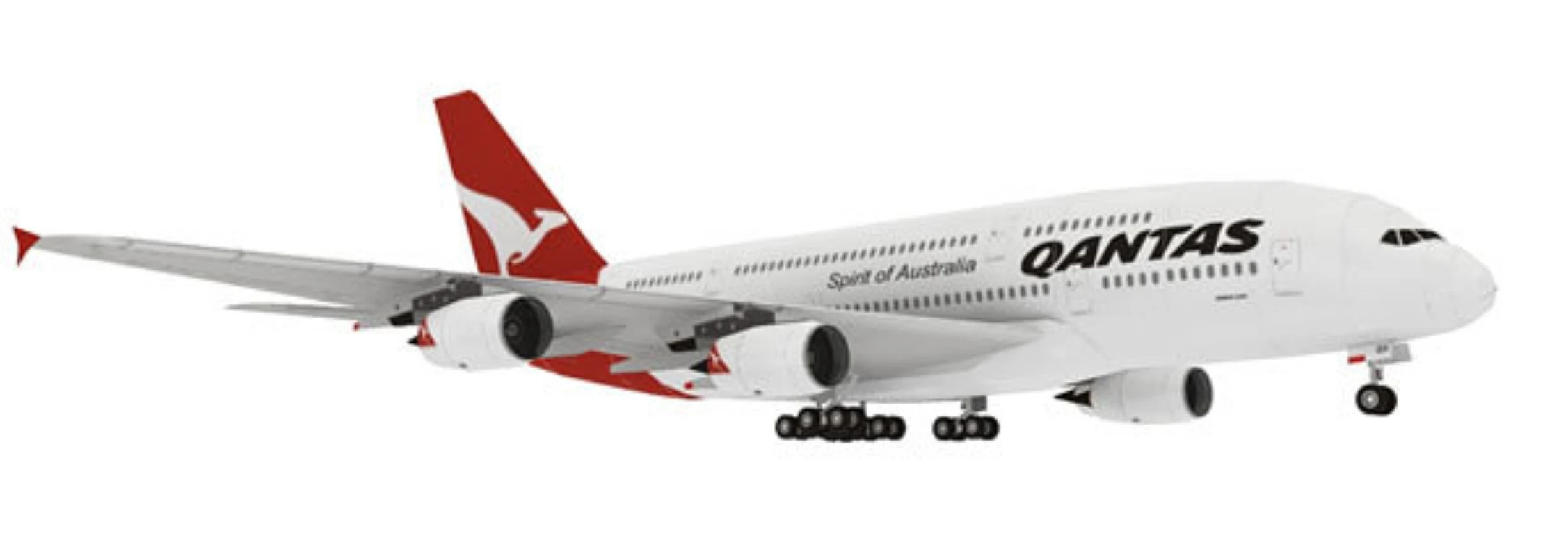 호주 UAE 싱가포르 에어버스 A380 종이 모델, 에어버스 A380 승객 항공기