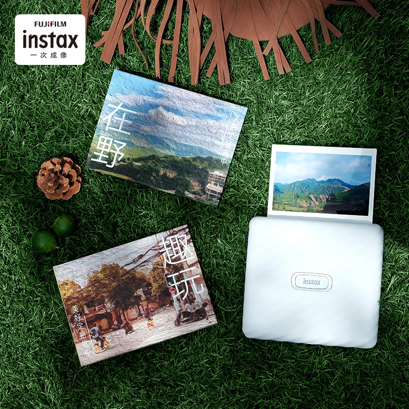 5-Inch Photo Albums 28 Pocketes For Fujifilm Instax Wide 400/300/200/100 Plastic Sealed Insertion Wide Album