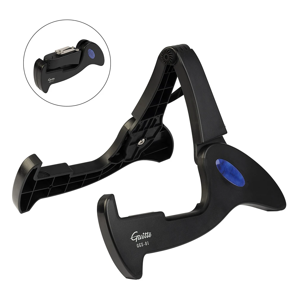 Guitto Series GGS-01 Guitar Stand Classic Foldable Anti-Slip & Anti Scratch Trip