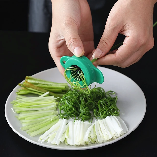 Kitchen Onion Cutter Graters Multifunction Stainless Steel Green Spring  Onion Slicer Device Vegetable Shredder Slicer Cutter - AliExpress