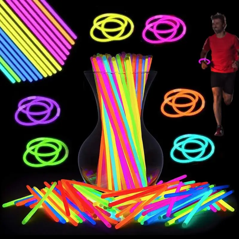 Neon Glow Sticks- A Pack Of 100