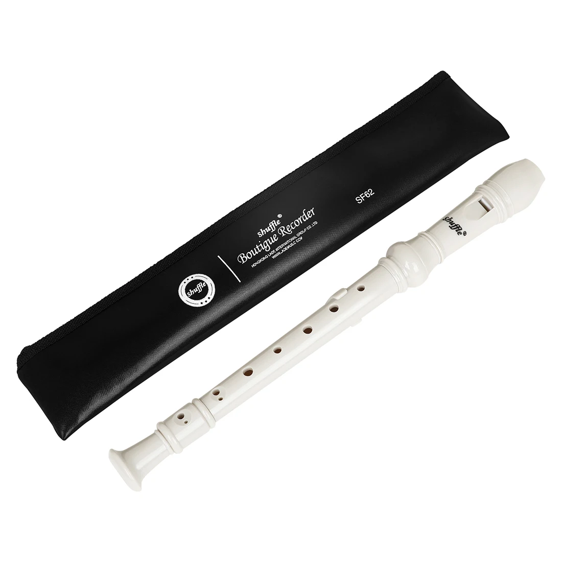 1 Pcs Professional Recorder 8-Hole Soprano Advanced White Fluter ABS Clarinet Sound Easy Adjustable Woodwind Instrument