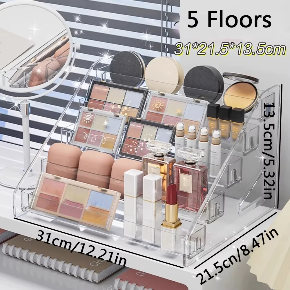 7 Layers Acrylic Nail Polish Display Rack