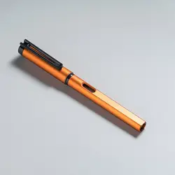 Premium Quick - Drying Black Gel Ink Pen - Smooth Writing & Posture Correcting Tool (Orange)