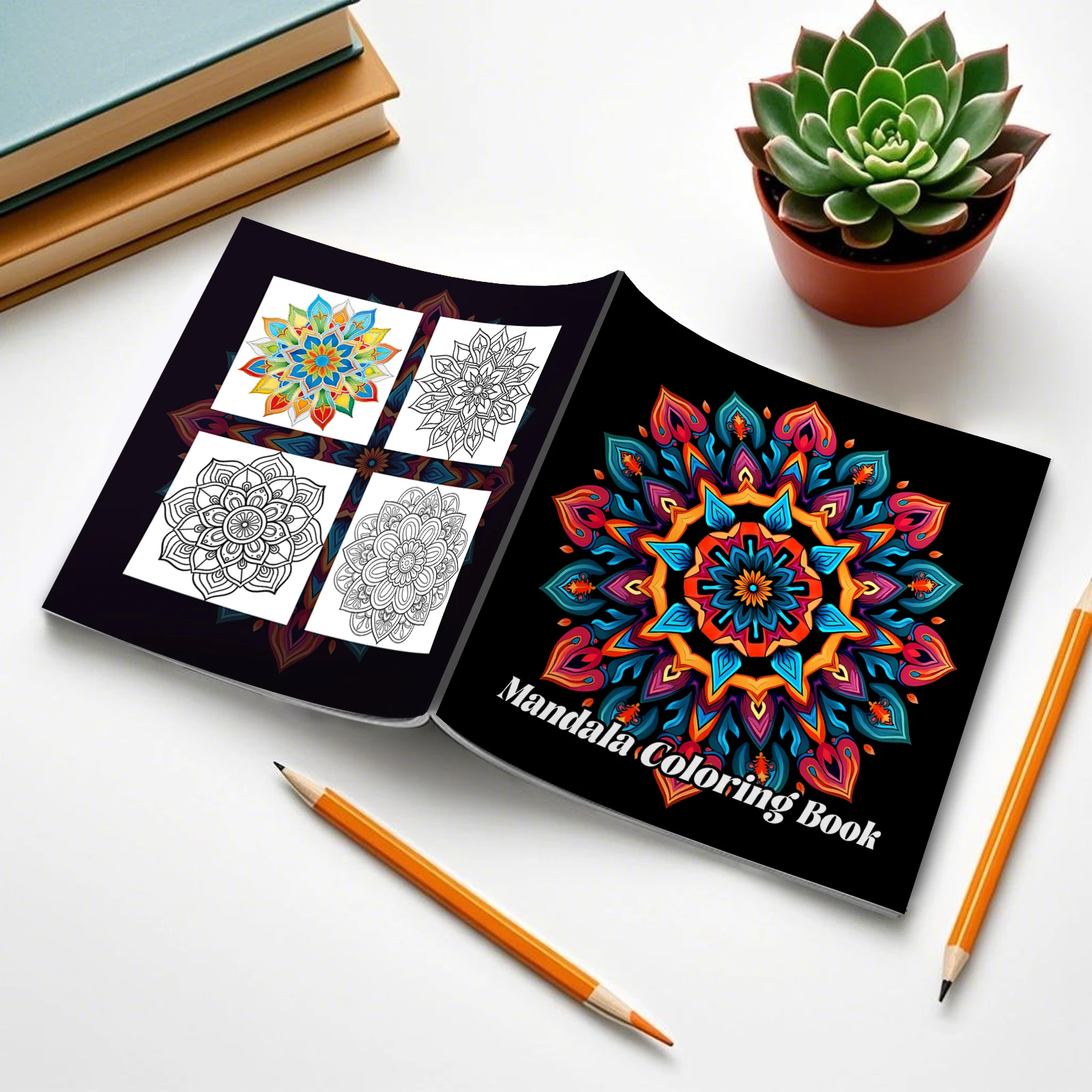 MANDALA Patterns Coloring Book for Adults Cute DIY Painting Drawing Book Perfect Gift for Party and Birthday ﻿ 2