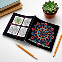 MANDALA Patterns Coloring Book for Adults Cute DIY Painting Drawing Book Perfect Gift for Party and Birthday ﻿ 2