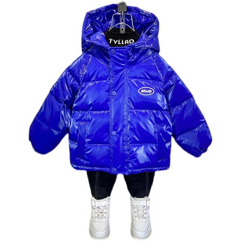 Boys Down Jacket Coat Overcoat Cotton 2024 NEW Popular Warm Plus Thicken Winter Teenager Children's Clothing Winter Jacket