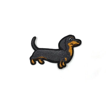Sew On Corgi Dachshund Corgi Iron On Apparel Decoration Badges Patches Sewing Fabric Dog Pattern Appliques Clothes Embroidery