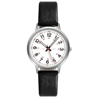 Fashion Men Watches Luminous Hands Clock Luxury Sports Date Quartz Wristwatch Men Leather Watch Watch for Women 2