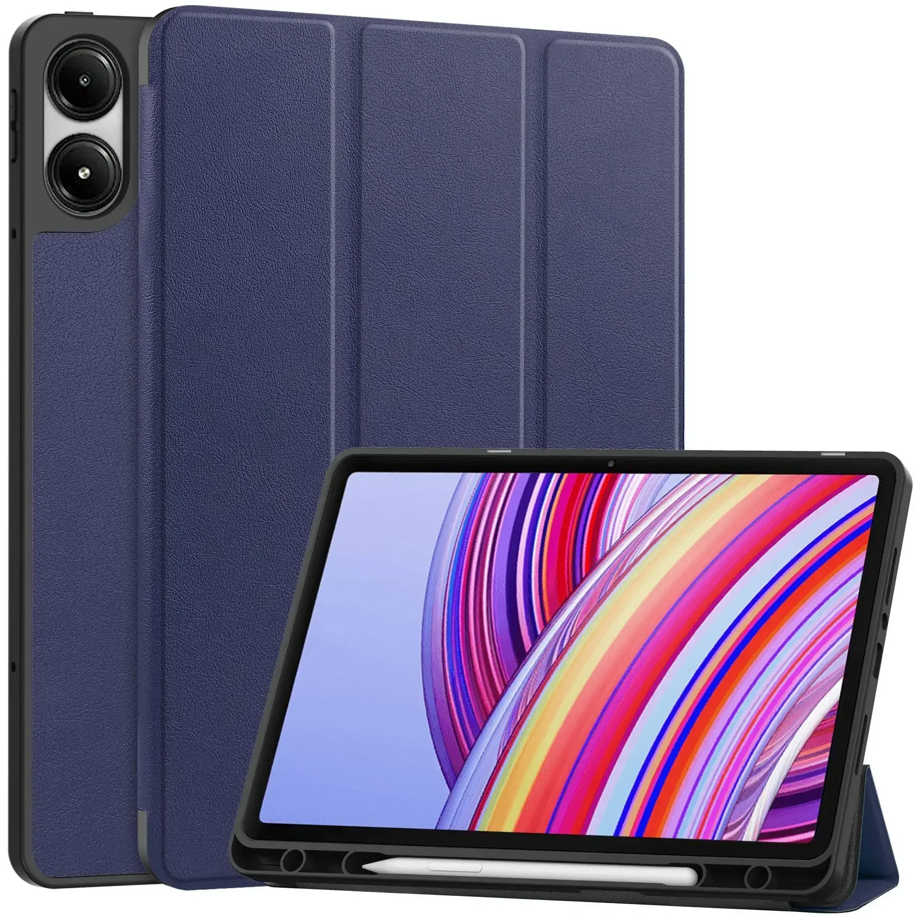 Premium Smart Cover with Pencil Holder for 12.1-inch Tablet - 2024 Edition