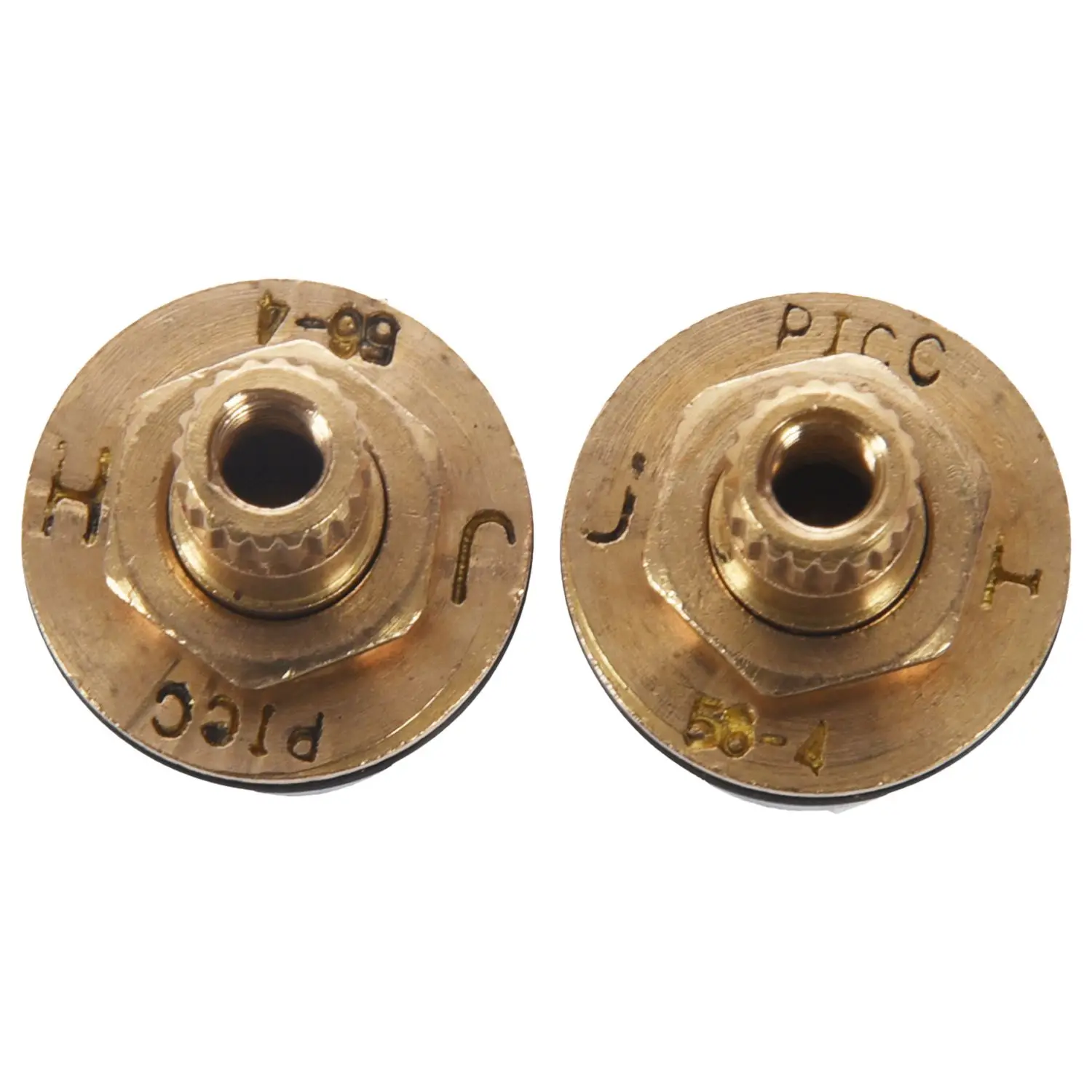 2 pcs 1/2 inch 20 Teeth Ceramic Tap Disc Quarter Turn Valve Replacement Hot Cold
