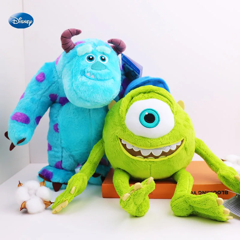 thumbnail image 1 of 30cm Disney Monsters University Plush Toy Mike Wazowski & Sullivan Dolls Kawaii Monster Inc Stuffed Animals Set For Boys Gift, 1 of 4