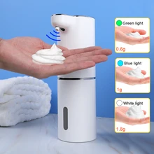 Dispensador de sabão de espuma automática sensor touchless carregamento usb inteligente máquina de espuma sensor infravermelho dispensador líquido desinfetante para as mãos