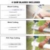 21V Cordless Electric Reciprocating Saw Adjustable Speed Cutter Wood Metal PVC Pipe Cutting Fit Makita 18v Battery (No Battery) 2