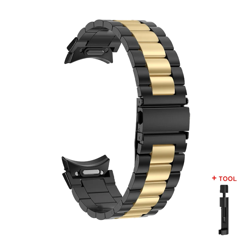 Premium Stainless Steel Quick-Release Watch Band Bracelet