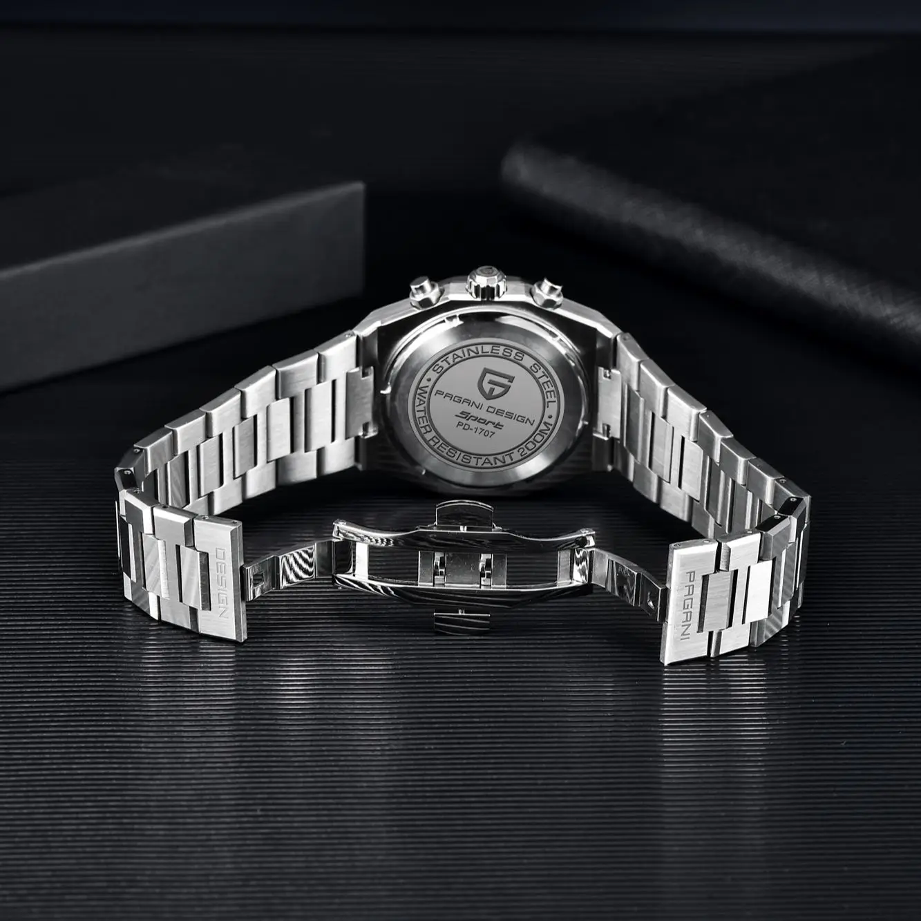 2023 New PAGANI DESIGN 40MM Top Brand Luxury Men's Quartz Watches Stainless Steel Sapphire Glass Watch Gift for Men Reloj Hombre