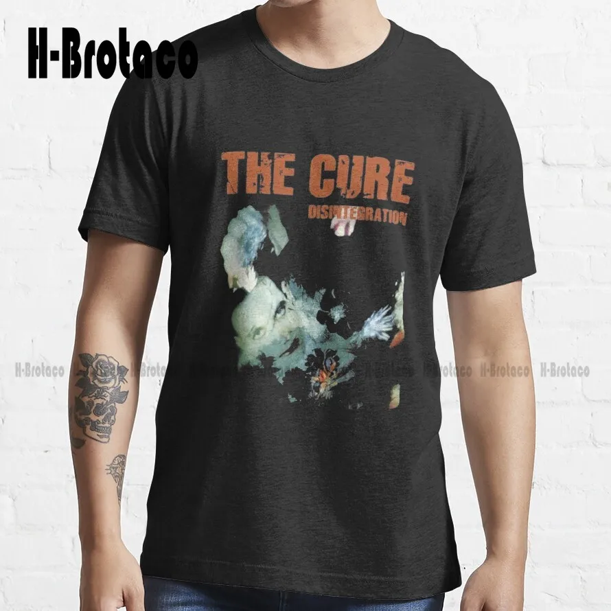 Disintegrazione The Cure Trending T-Shirt Magliette Nere Per Uomo Cotone Outdoor Simple Vintag Casual Tee Shirts Xs-5Xl Unisex