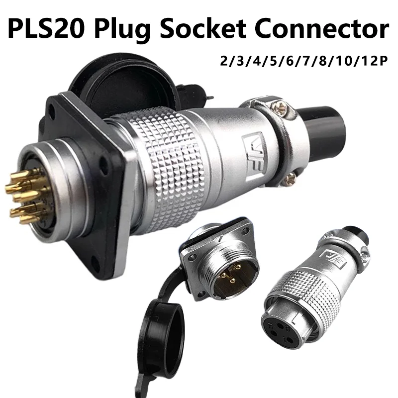 Connecteur Aviation WS20 Multiprise – 2/3/4/5/6/7/9/12 Broches – Lot Adaptateur