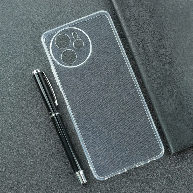Black Silicone TPU Phone Case - Transparent Protective Shell