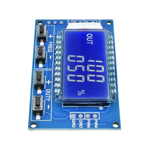 1Hz-150KHz Signal Generator Adjustable PWM Pulse Frequency Function Generator LCD Display Module 3.3-30V 4