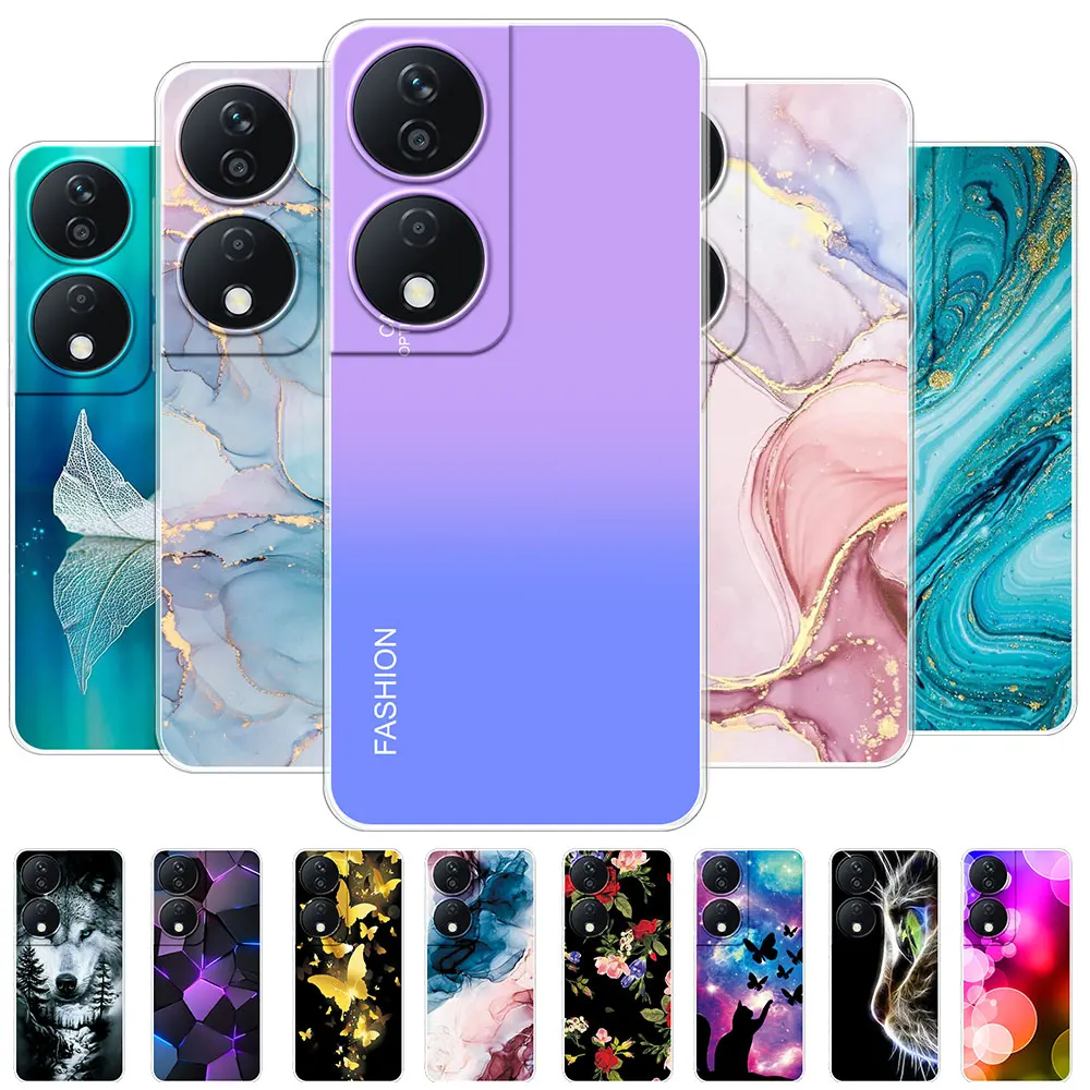 Clear Soft Silicone Protective Phone Case for Honor 90 – Transparent Smart Cover