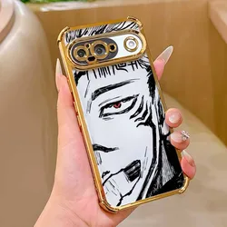 Jujutsu Anime Kaisen Plating Drop - proof Transparent Soft Phone Case - Pixel 10A 5G (D01 - DDgd)