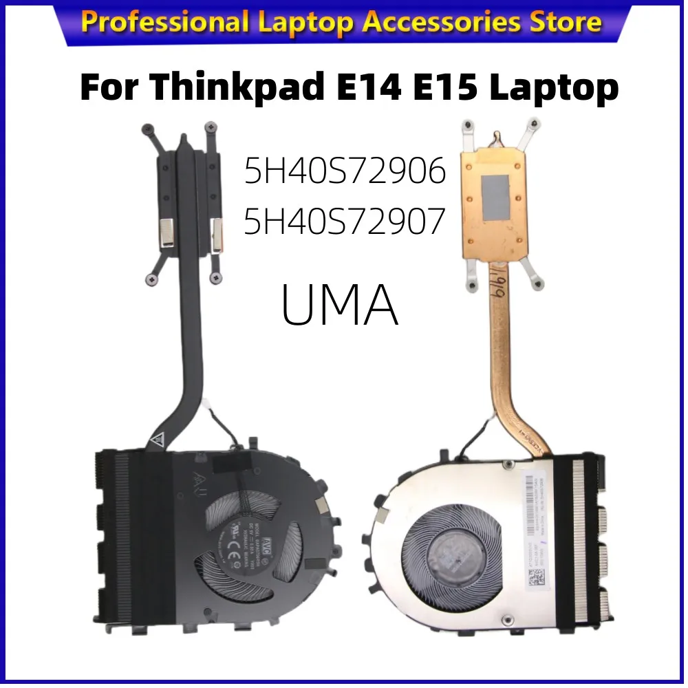 Cpu Cooler Ventilador de Refrigeração para Lenovo Thinkpad E14 Laptop E15 5h40s72906 5h40s72907 5h40s72908 5h40s72909 Bapa0706r5h Y003 Novo