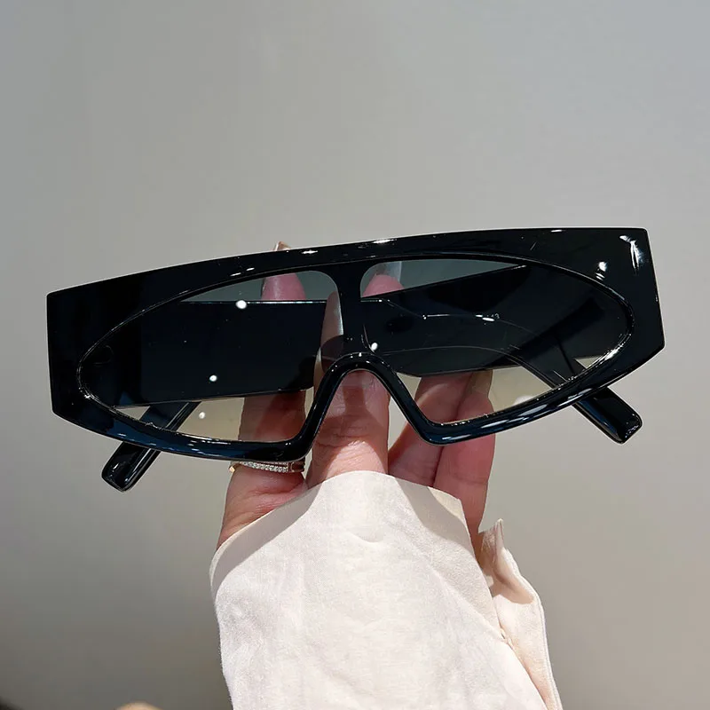 KAMMPT Übergroße Sonnenbrillen Herren Damen 2023 Neu in Mode Monobolck Shades Ey Markendesign Gradient UV400 Goggle_voghion.com