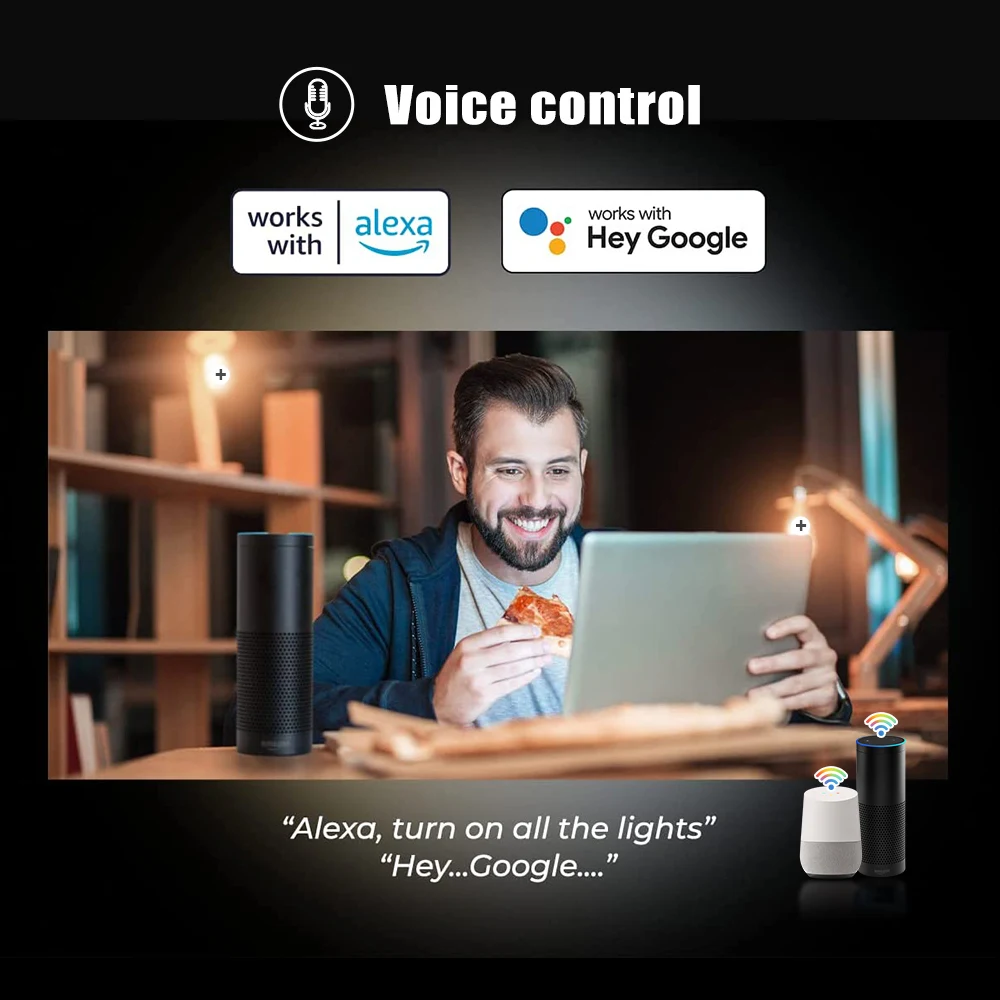 Ewelink E14 Candle Lamps APP Control Smart Bulb Zigbee WiFi RGB AC 100-240V LED Light Dimmable bedroom Home Group Crystal Lamps smart led light bulbs