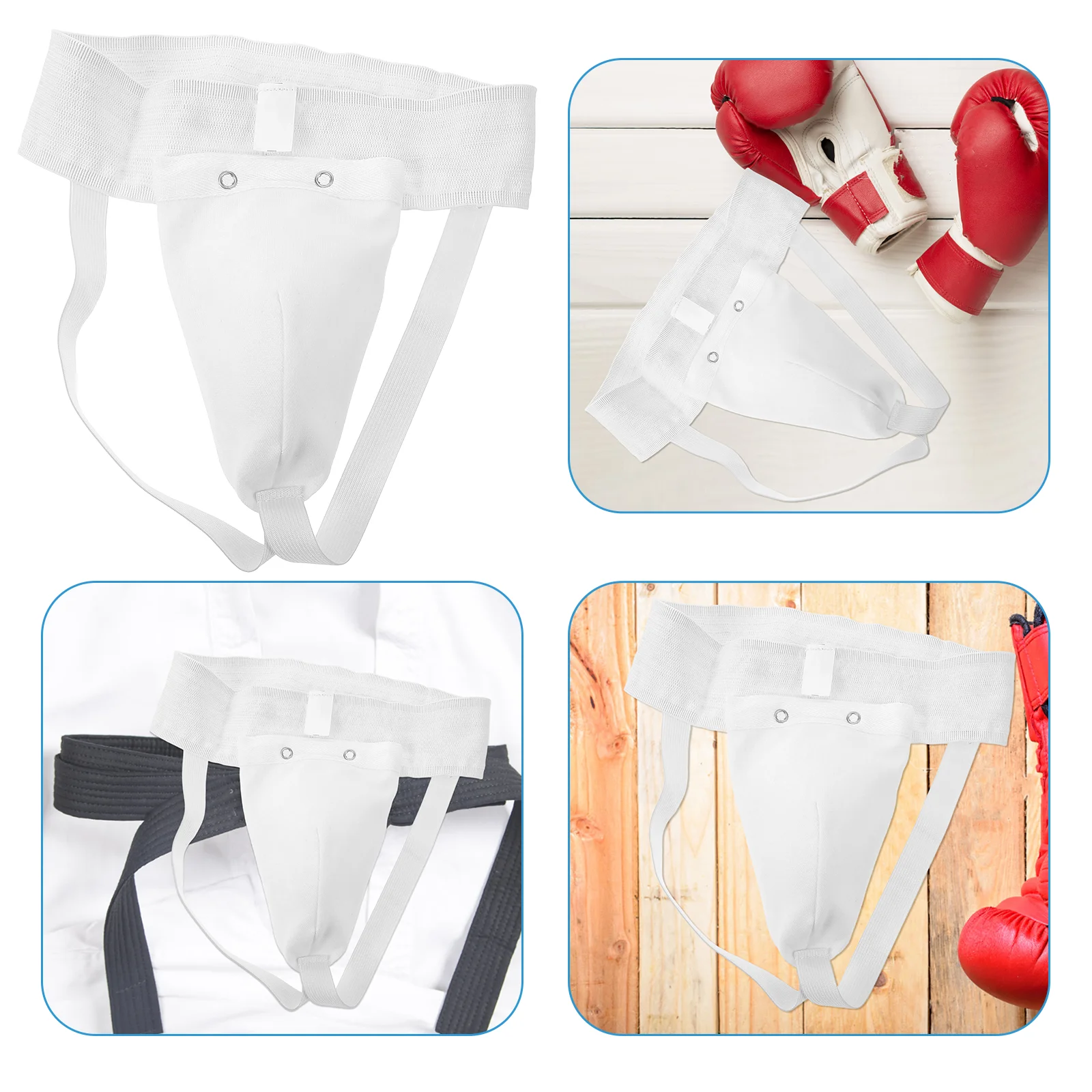 Professional Crotch Protector Breathable Groin Guard Wear resistant Training Accessories Reusable Crotch Guard Latex Cotton