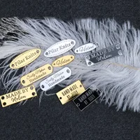 Étiquettes Attro Personnalisées pour Vêtements Faites à la Main, en Acrylique Gravé, Sacs de Bricolage, Accessoires de Couture, 50 Pièces 3