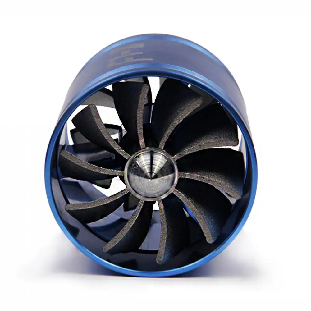 Auto Air Intake Turbine Refit Turbo Supercharger for 65-74mm Hose