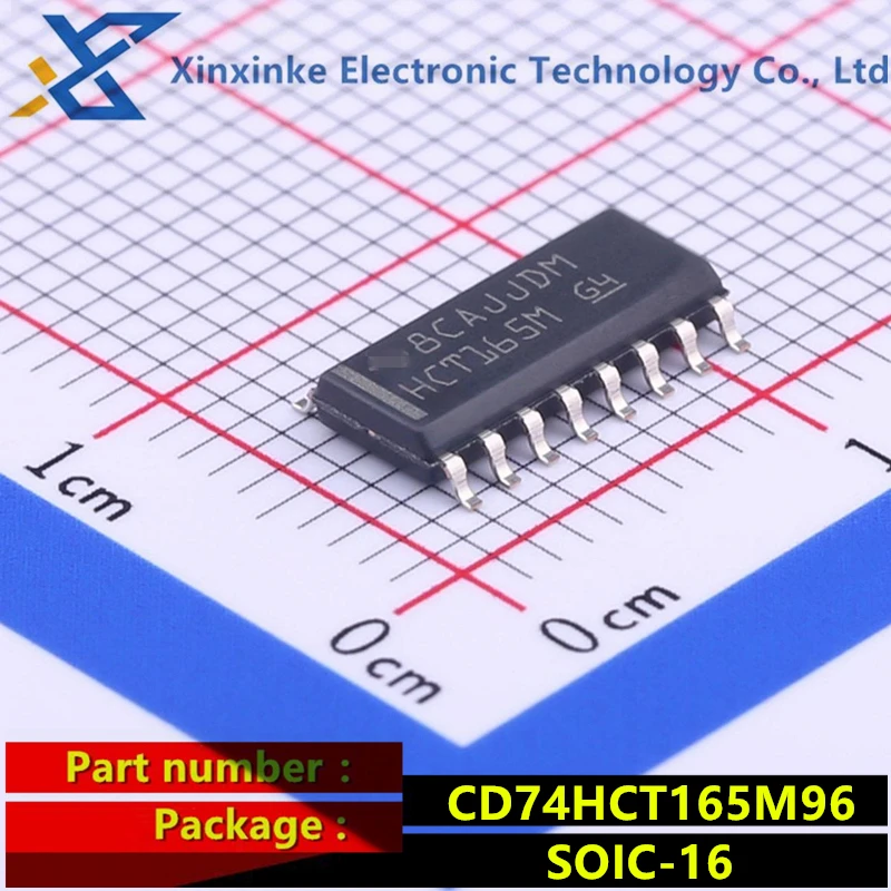 

CD74HCT165M96 SOIC-16 CD74HCT165M Silk-screen:HCT165M Counter Shift Registers 8-Bit Prl-In Srl-Out Brand new Original