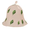 Felt Sauna Hat Anti Heat Russian Cap Thicken Wool Felt Shower Cap Hair Turban For Bath House Head Protection Drop 3