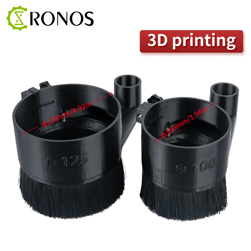 3DDruck52mm65mm80mmBrushVacuumCleanerEngravingMachineDust