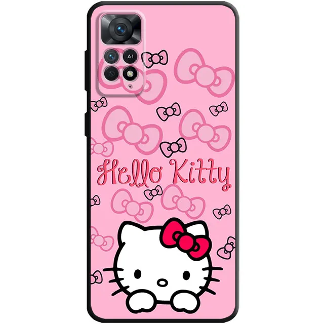 thumbnail image 1 of Funda de teléfono con dibujos animados de Hello Kitty para Redmi 10C, 10, 9, 9A, 12C, 9C, K40, K50, Gaming Note 11, 10, 9, 9S, 8, 9T, 8T, 7, 12 Pro, 1 of 5