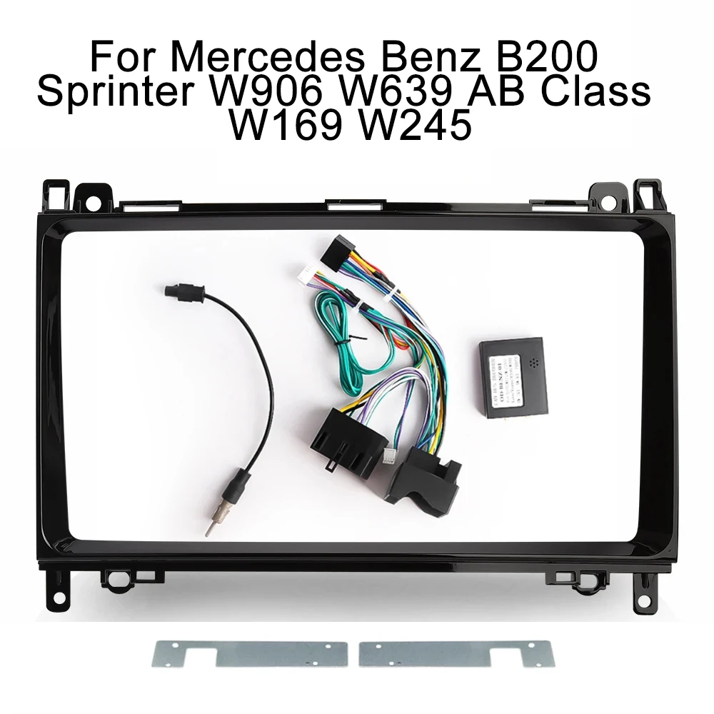 9 pouces Radio Fascias pour Mercedes Benz B200 A-klasse W169 B