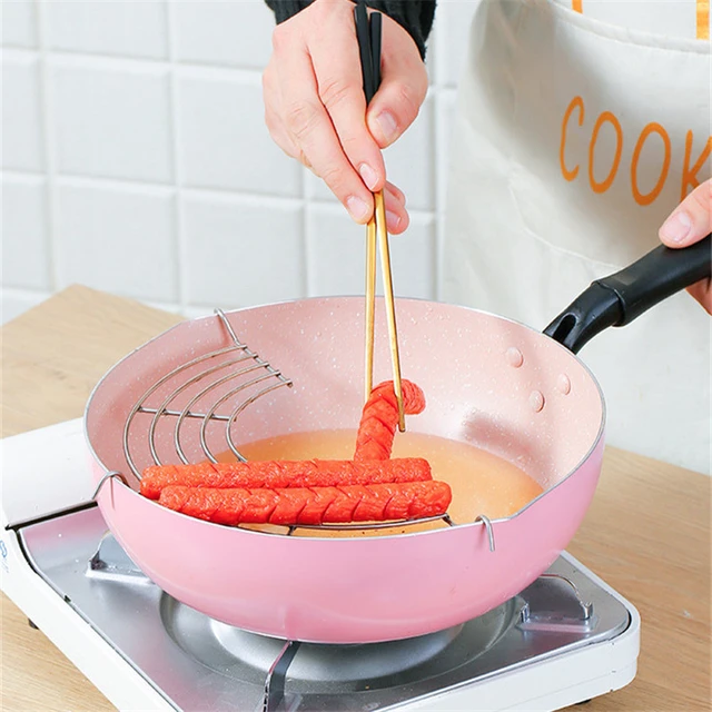 High Performance Nonstick Covered Deep Frying Pan, Fry Pan, Skillet, Black  - AliExpress