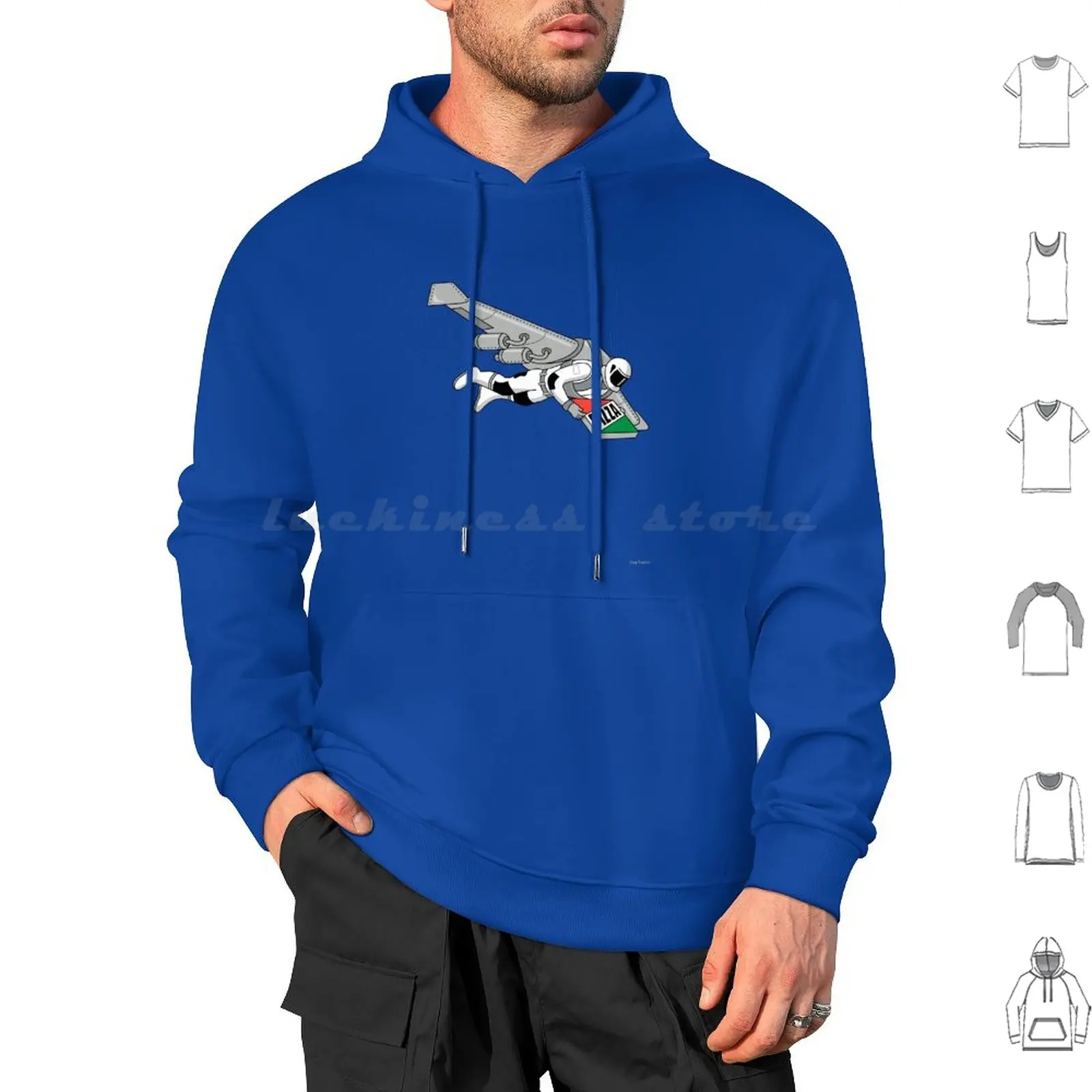 

Pizza Delivery Hoodie cotton Long Sleeve Pizza Drinking College Beer Fast Food Rockets Space Future Funny College
