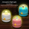 Desk Vacuum Cleaner Handheld Tabletop Vacuum Cleaner With Night Light Cordless USB Rechargeable Desktop Vacuum For Ashes Scraps 1