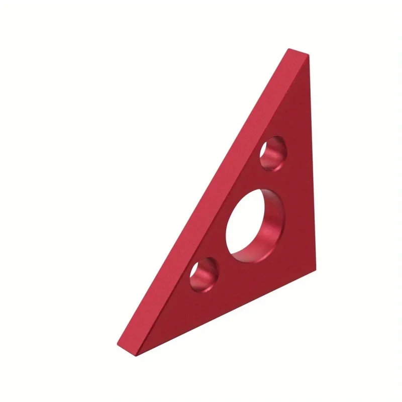 Triangle Ruler 45/90 Degree Metric Scale Precision Angle Ruler Aluminum Thickened Height Multifunction Woodworking Tool