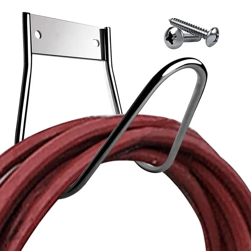 Hose Hanger Stainless Steel Small Wall Mount Garden Hose Hook Heavy Duty Hook for Garden Expandable Reel