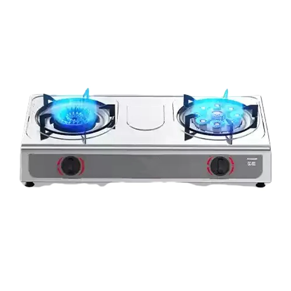 Table Top Gas Cooker 2 Burner Household Cocina A Gas Doube Cooktop Gas Stove Fierce Fire Kitchen Cooker 4