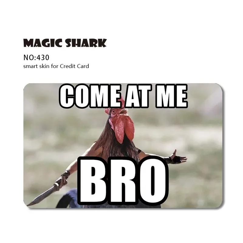 신용카드에 맞춤형 스타일과 보호를 위한 Magic Shark Gold Card 애니메이션 만화 스티커