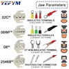 SN-X Quick replaceme of jaw crimping pliers for TAB 2.8 4.8 6.3 plug insulation tube terminal tools (jaw width 4mm/pliers 190mm) 2