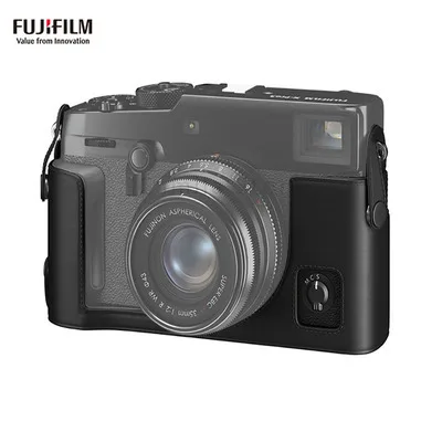Custodia Originale Per Fotocamera In Vera Pelle Per Fujifilm Fuji X-Pro3 Xpro3 Pu Grip Base Mezza Custodia Protettiva Shell